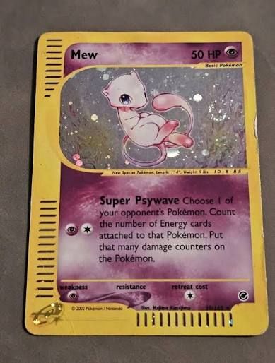 Expedition Mew holo card
