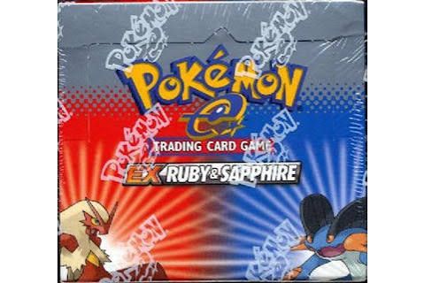 EX Ruby and Sapphire booster box