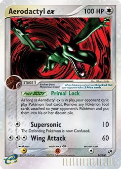 Aerodactyl ex from EX Sandstorm