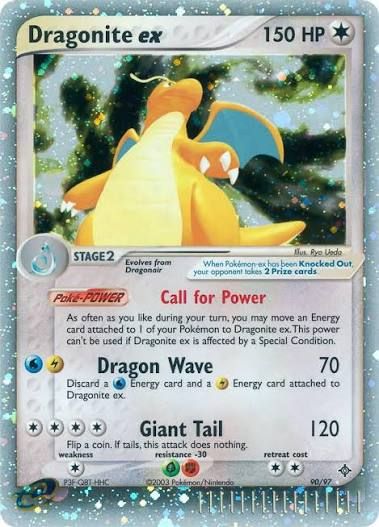 Dragonite EX card