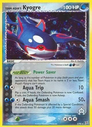 Team Aqua's Kyogre EX Team Magma vs Team Aqua banner