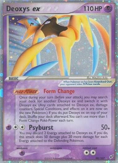 Deoxys ex silver border