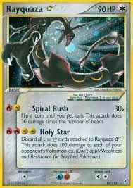 Rayquaza Gold Star from EX Deoxys