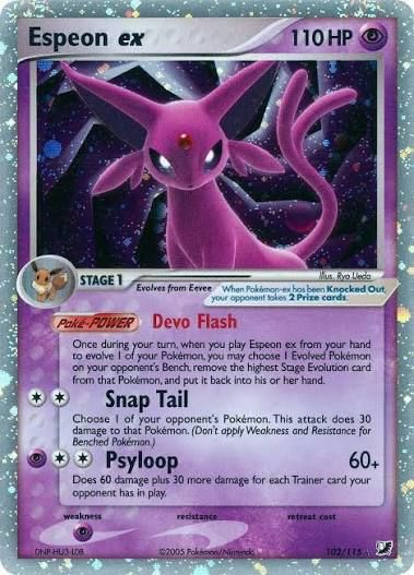 Espeon ex EX Unseen Forces