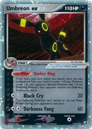 Umbreon ex EX Unseen Forces